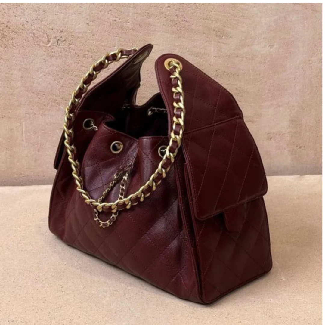 Bag 25 Bordeaux & Ballerina Flats – CH